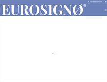 Tablet Screenshot of eurosigno.com